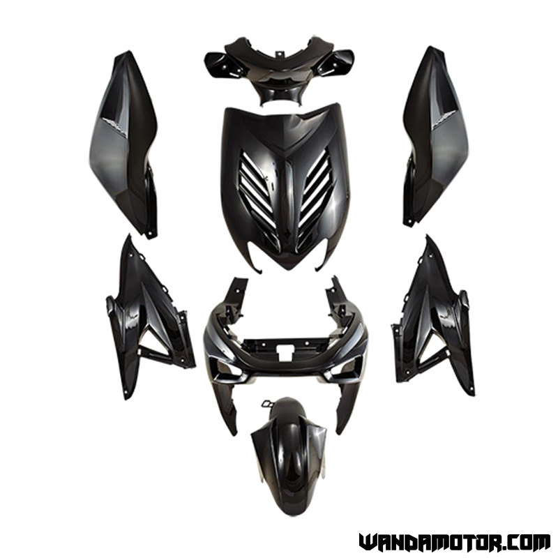 Katesarja Yamaha Aerox musta