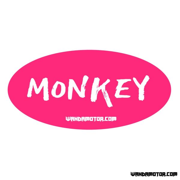 Sivuposken tarra Monkey #09