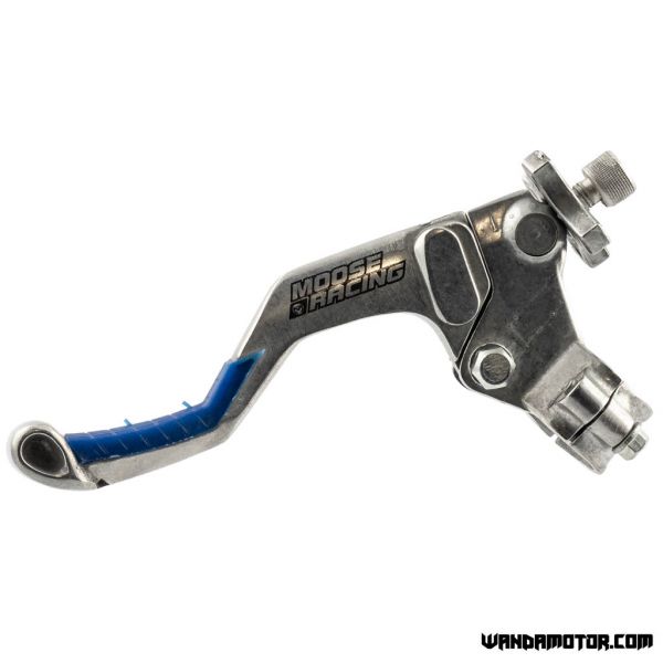 Adjustable clutch lever universal shorty blue