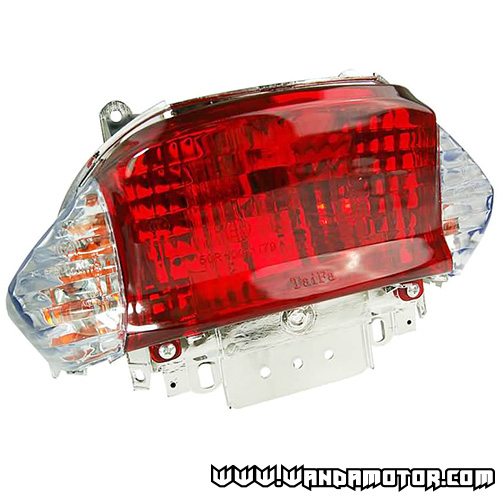 Tail light for Chinese scooters, clear blinkers