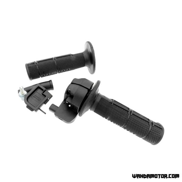 Throttle with grips for enduro Domino