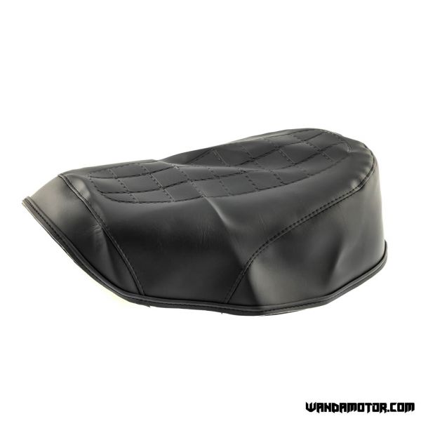 Seat cover Suzuki PV50 black checkered hook fastening