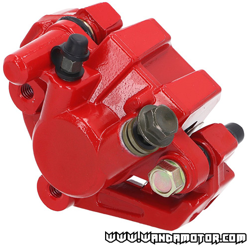 Front brake caliper Chinese scooters 4T red