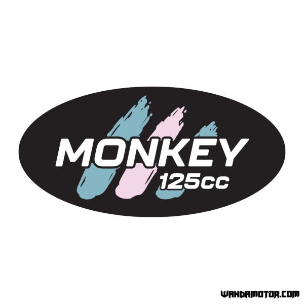 Sivuposken tarra Monkey [Monkey 125cc] sini-pinkki Std