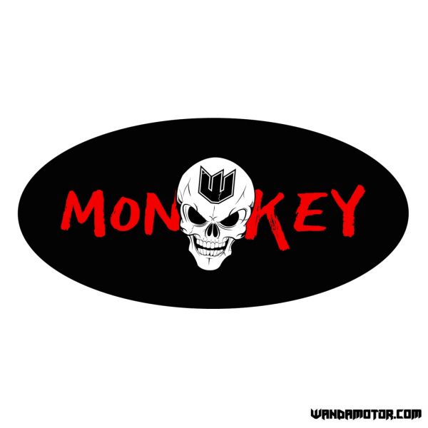Sivuposken tarra Monkey Wanda 2