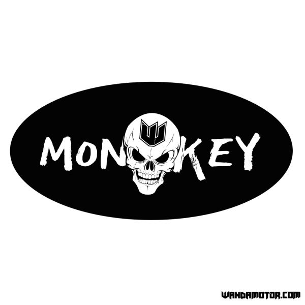 Sivuposken tarra Monkey Wanda 3