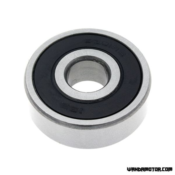 Covered ball bearing 6301-2RS 12 x 37 x 12 mm-1