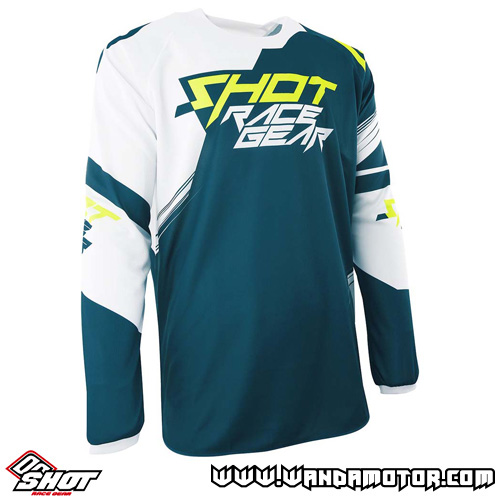 Shot Contact Claw jersey blue-neon yellow M